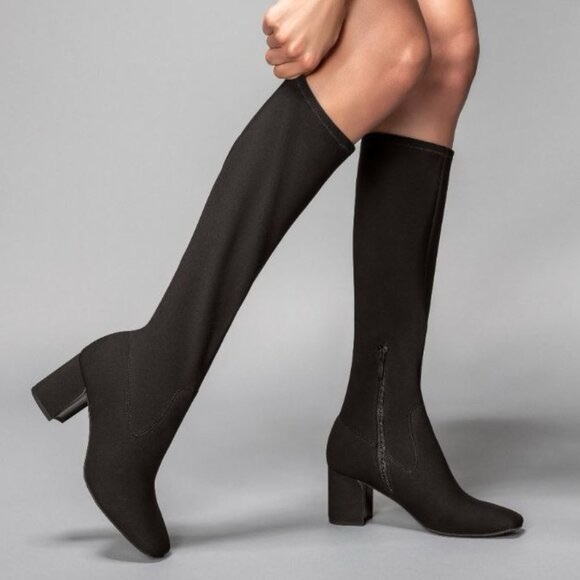 DONALD PLINER Cassidy Knee-High Boots in Black - Picture 2 of 12